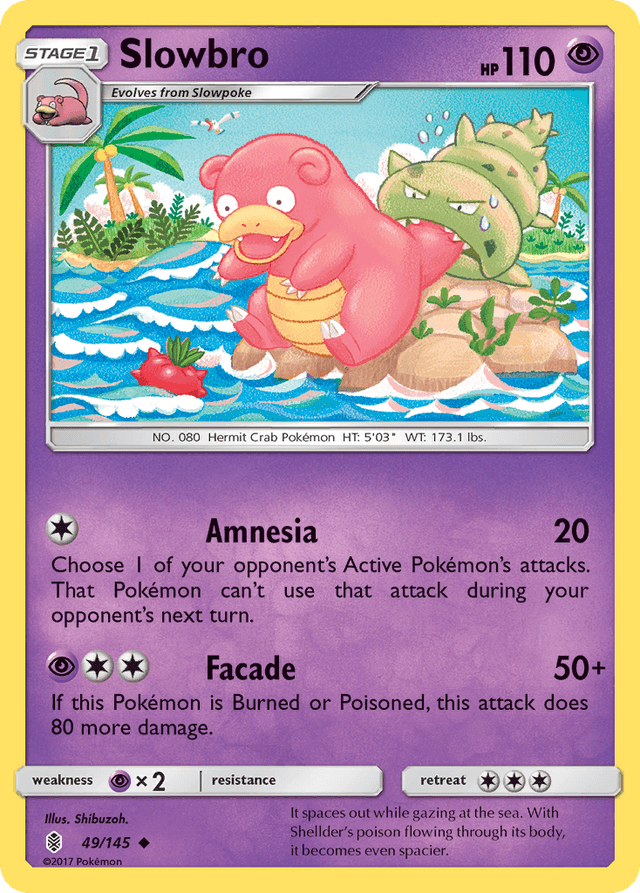 Carta Slowbro 49/145 do set Guardians Rising — Pokémon TCG | Bynx