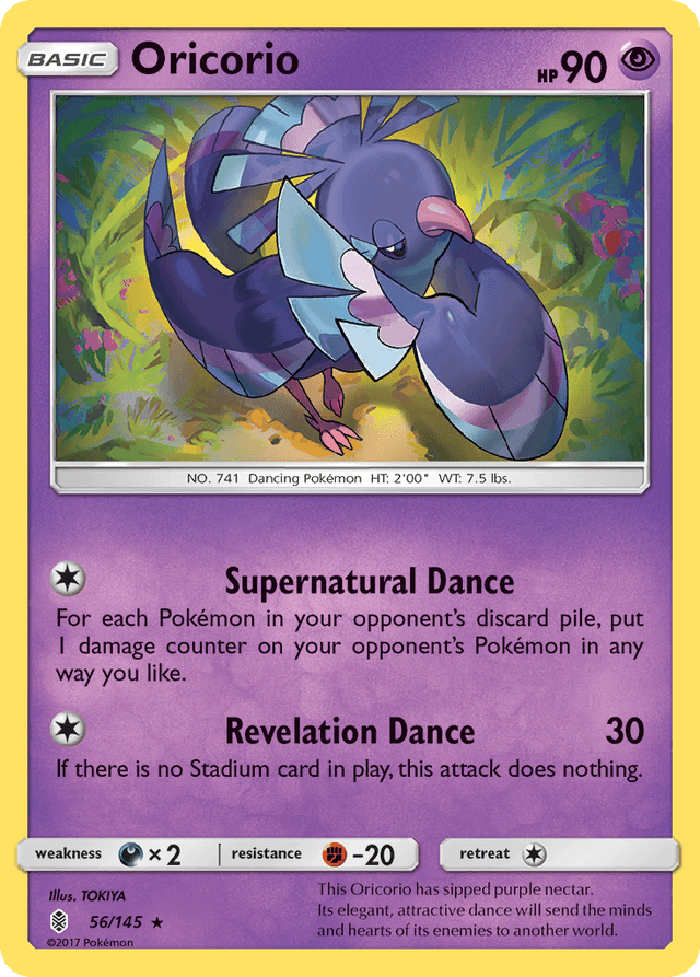 Carta Oricorio 56/145 do set Guardians Rising — Pokémon TCG | Bynx