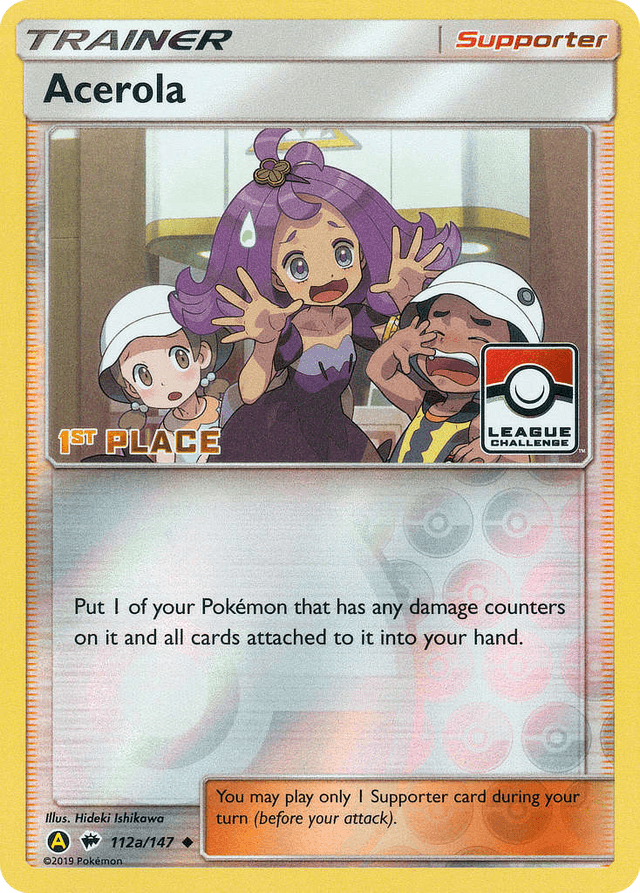 Carta Acerola 112a/147 do set Burning Shadows — Pokémon TCG | Bynx
