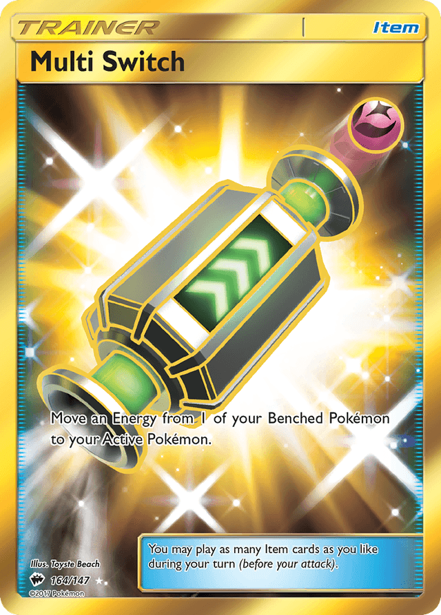 Carta Multi Switch 164/147 do set Burning Shadows — Pokémon TCG | Bynx