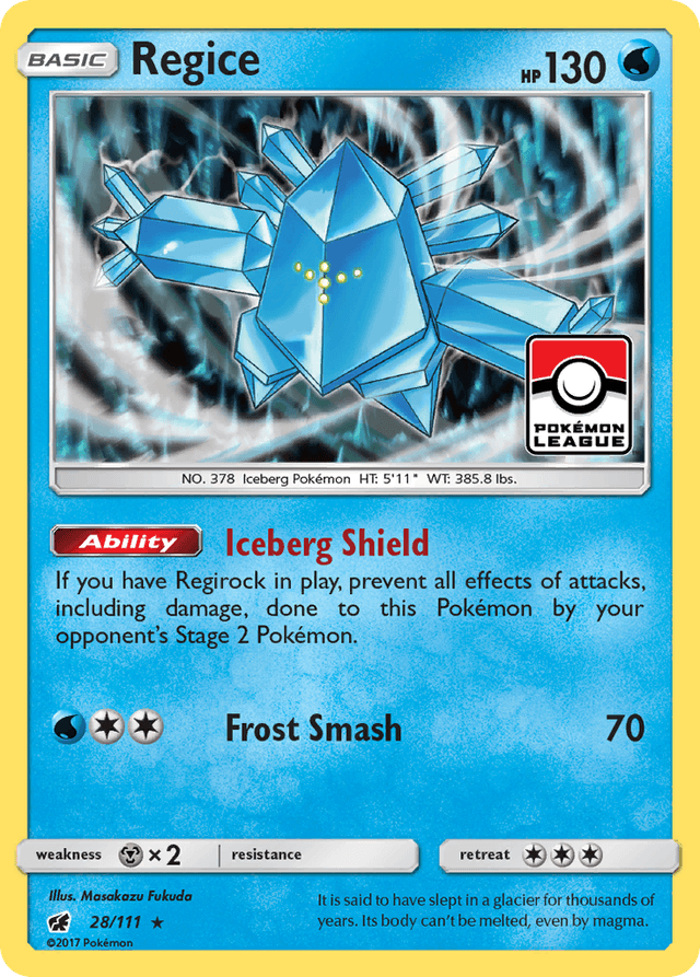 Carta Regice 28/111 do set Crimson Invasion — Pokémon TCG | Bynx
