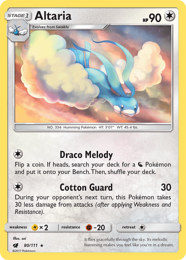 Carta Altaria 80/111 do set Crimson Invasion — Pokémon TCG | Bynx