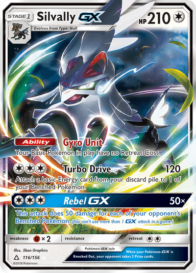 Carta Silvally-GX 116/156 do set Ultra Prism — Pokémon TCG | Bynx