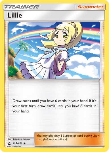 Carta Lillie 125/156 do set Ultra Prism — Pokémon TCG | Bynx