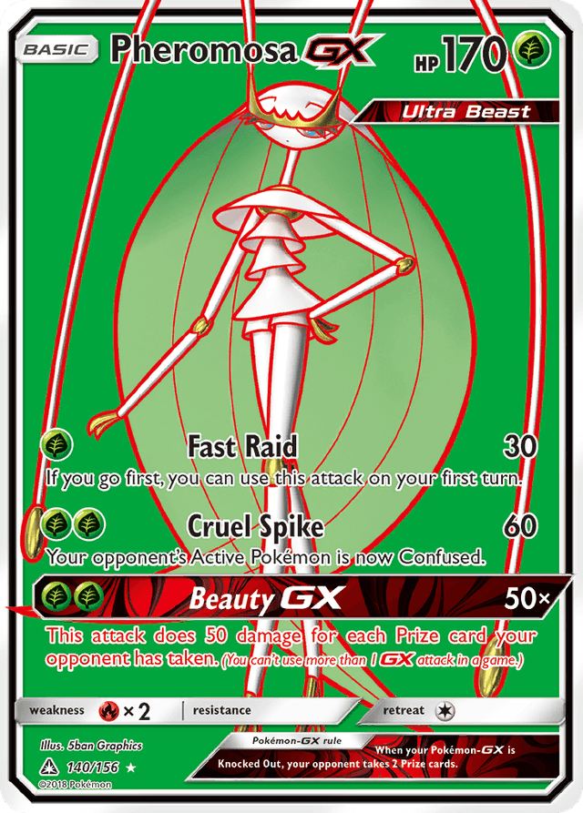 Carta Pheromosa-GX 140/156 do set Ultra Prism — Pokémon TCG | Bynx