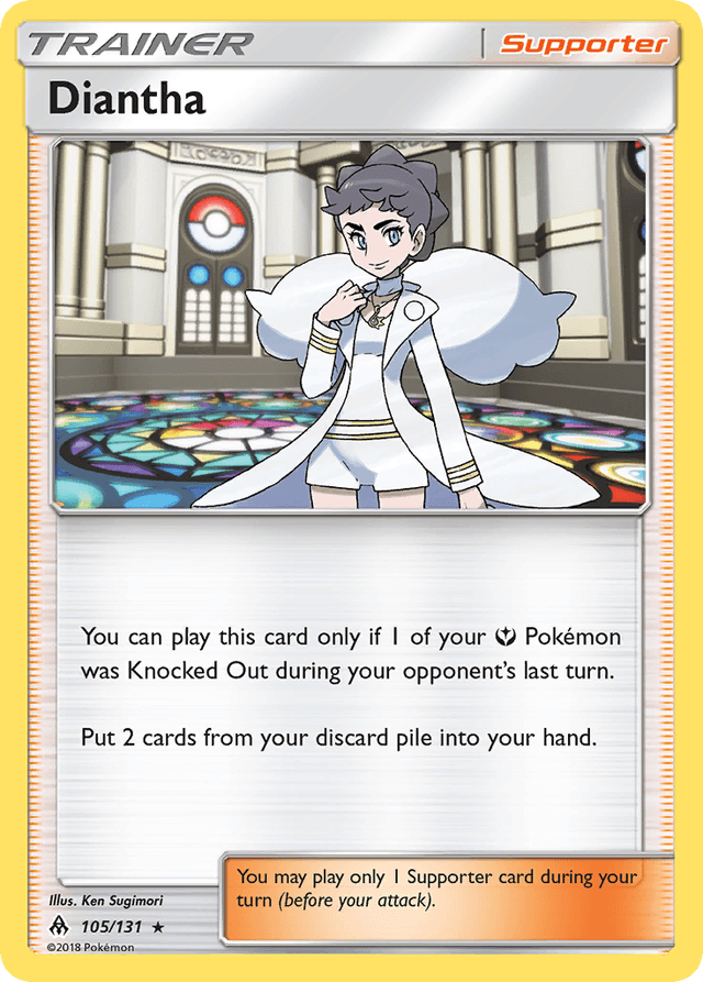 Carta Diantha 105/131 do set Forbidden Light — Pokémon TCG | Bynx