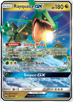 Rayquaza-GX 109 — Celestial Storm