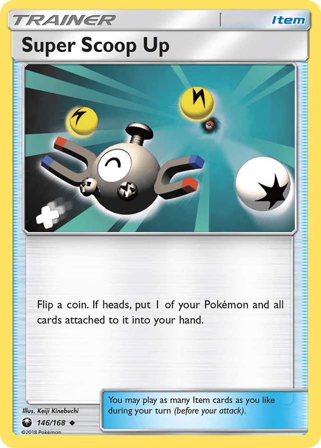 Carta Super Scoop Up 146/168 do set Celestial Storm — Pokémon TCG | Bynx