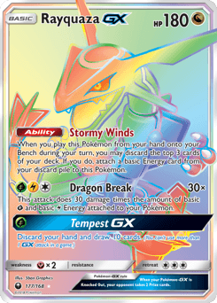 Rayquaza-GX 177 — Celestial Storm