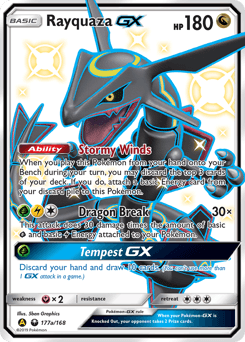 Rayquaza-GX 177a — Celestial Storm