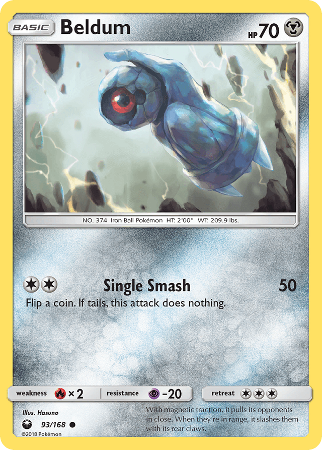 Carta Beldum 93/168 do set Celestial Storm — Pokémon TCG | Bynx
