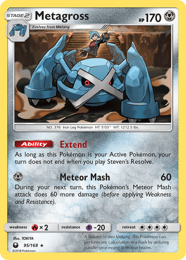 Carta Metagross 95/168 do set Celestial Storm — Pokémon TCG | Bynx