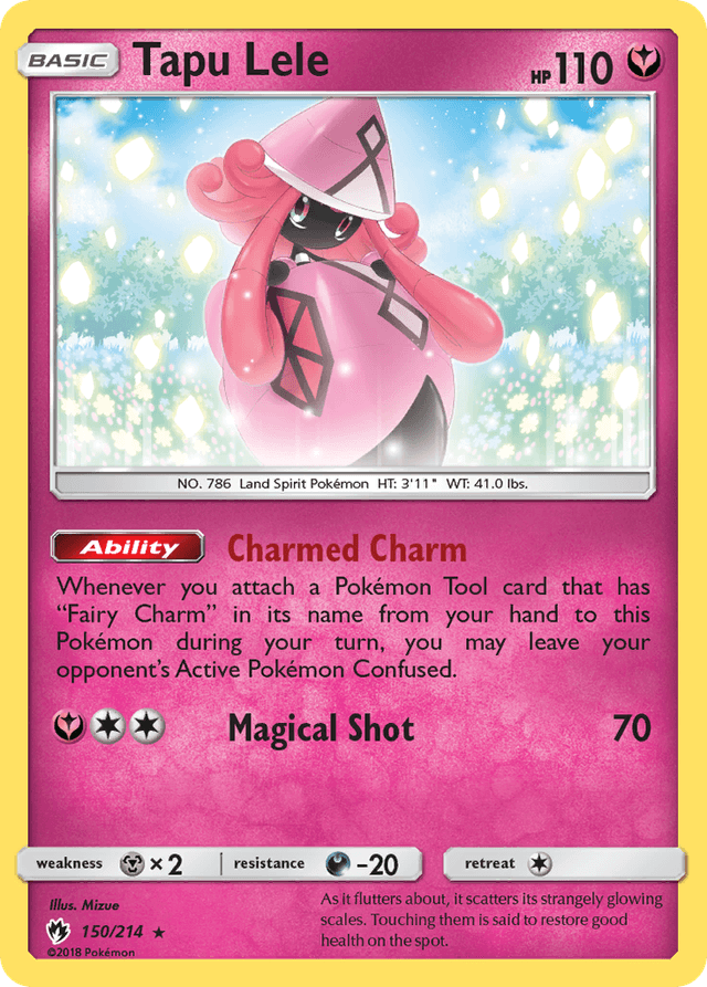 Carta Tapu Lele 150/214 do set Lost Thunder — Pokémon TCG | Bynx