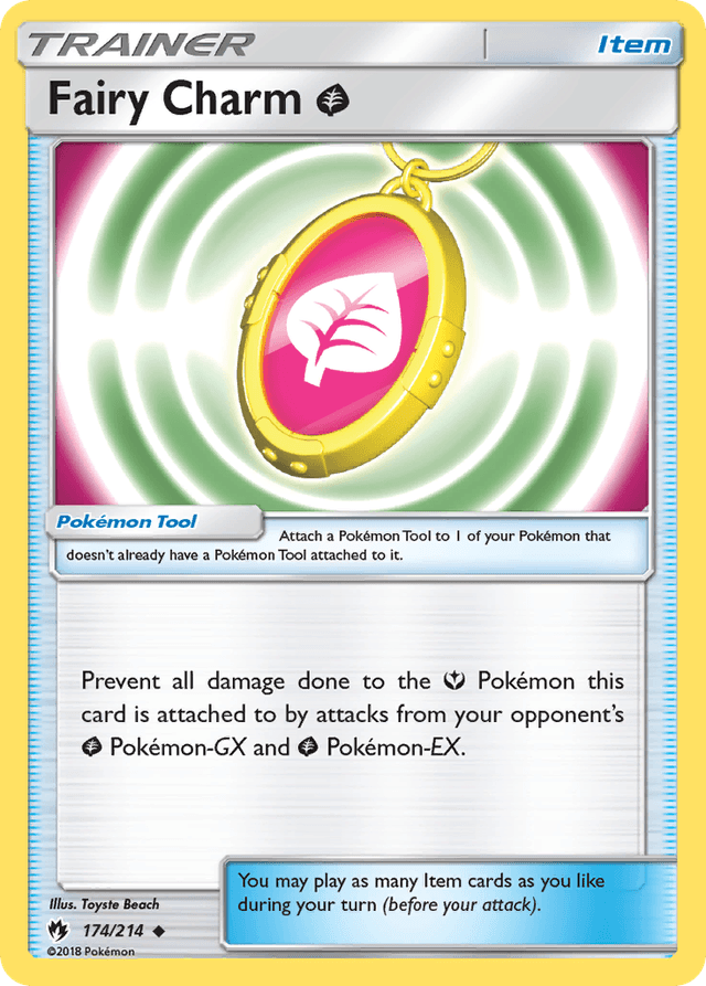 Carta Fairy Charm Grass 174/214 do set Lost Thunder — Pokémon TCG | Bynx