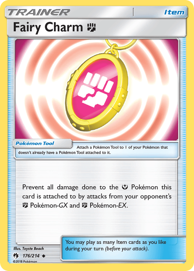 Carta Fairy Charm Fighting 176/214 do set Lost Thunder — Pokémon TCG | Bynx