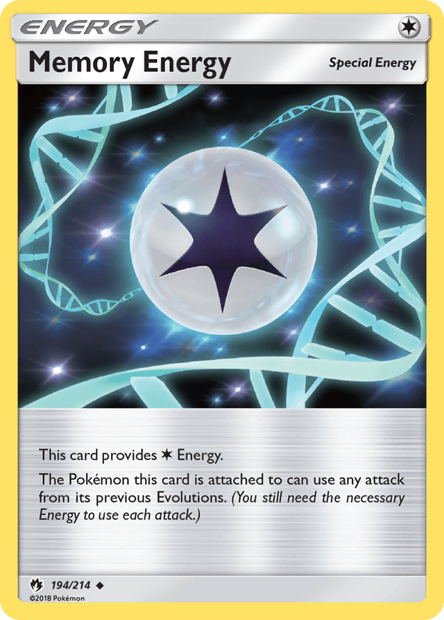 Carta Memory Energy 194/214 do set Lost Thunder — Pokémon TCG | Bynx