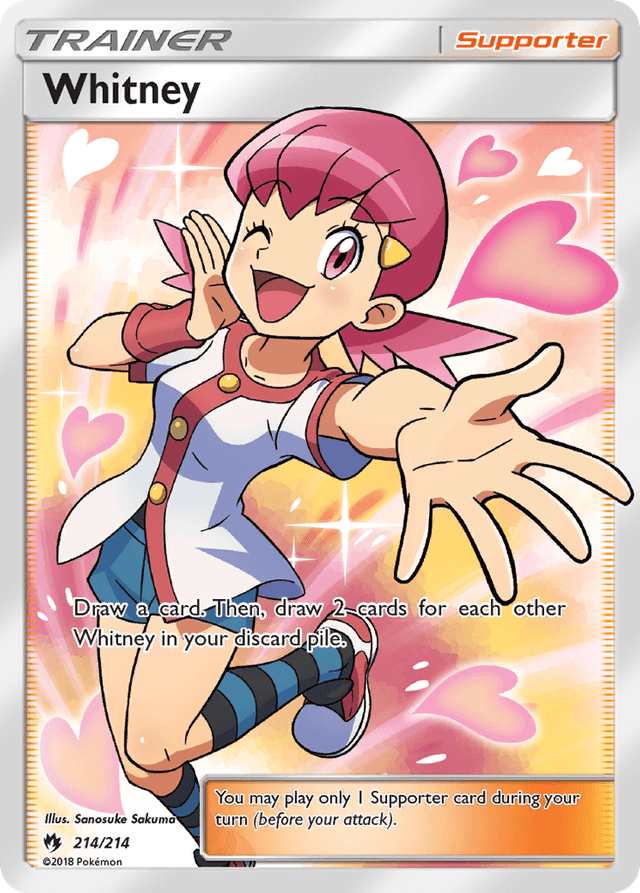 Carta Whitney 214/214 do set Lost Thunder — Pokémon TCG | Bynx