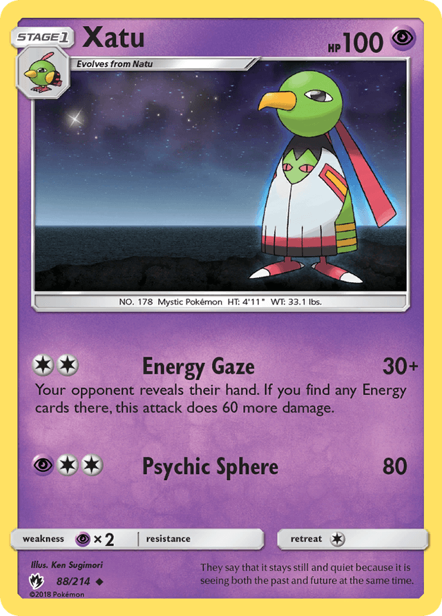 Carta Xatu 88/214 do set Lost Thunder — Pokémon TCG | Bynx