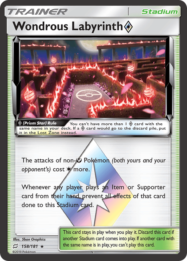Carta Wondrous Labyrinth ◇ 158/181 do set Team Up — Pokémon TCG | Bynx