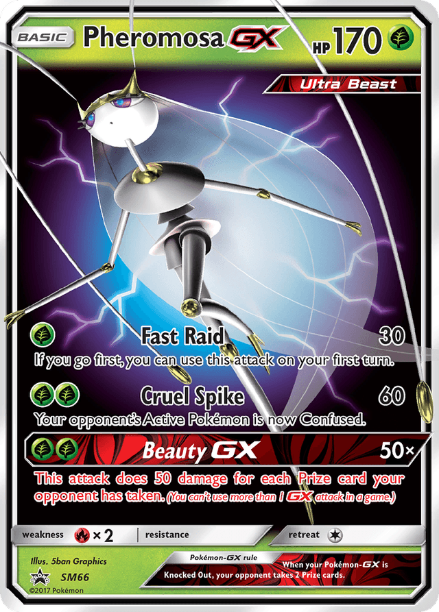 Carta Pheromosa-GX SM66/248 do set SM Black Star Promos — Pokémon TCG | Bynx