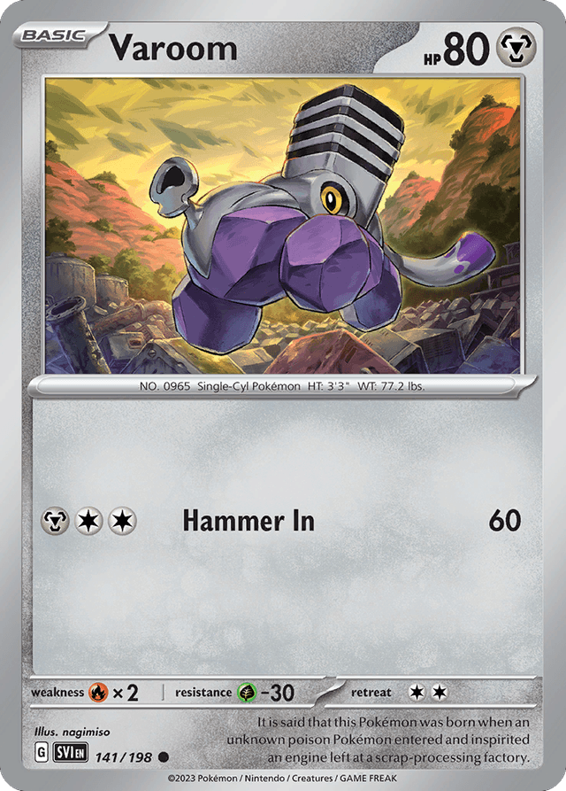 Carta Varoom 141/198 do set Scarlet & Violet — Pokémon TCG | Bynx
