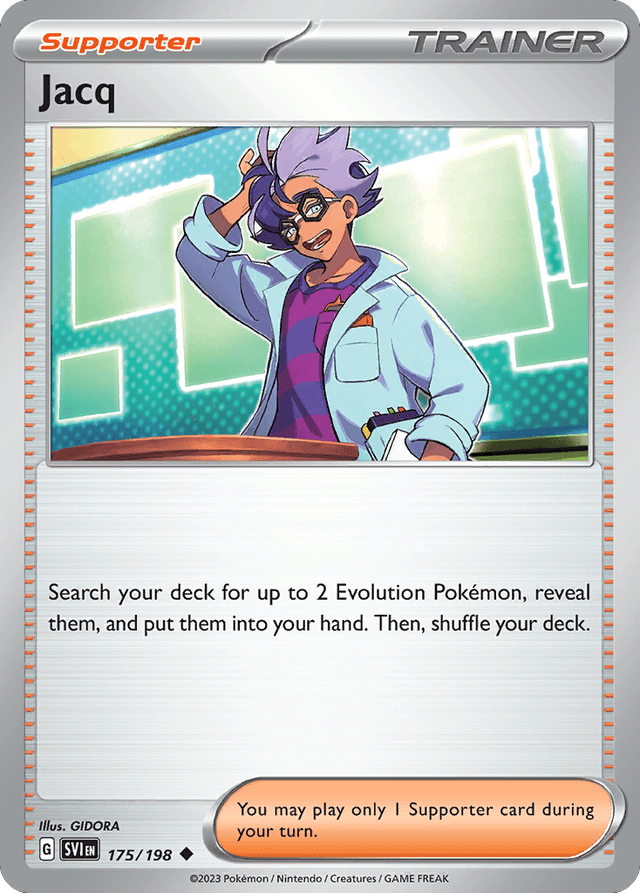 Carta Jacq 175/198 do set Scarlet & Violet — Pokémon TCG | Bynx