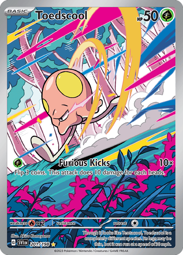 Carta Toedscool 201/198 do set Scarlet & Violet — Pokémon TCG | Bynx