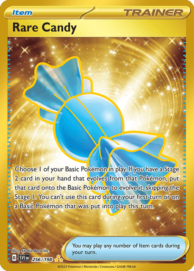 Carta Rare Candy 256/198 do set Scarlet & Violet — Pokémon TCG | Bynx