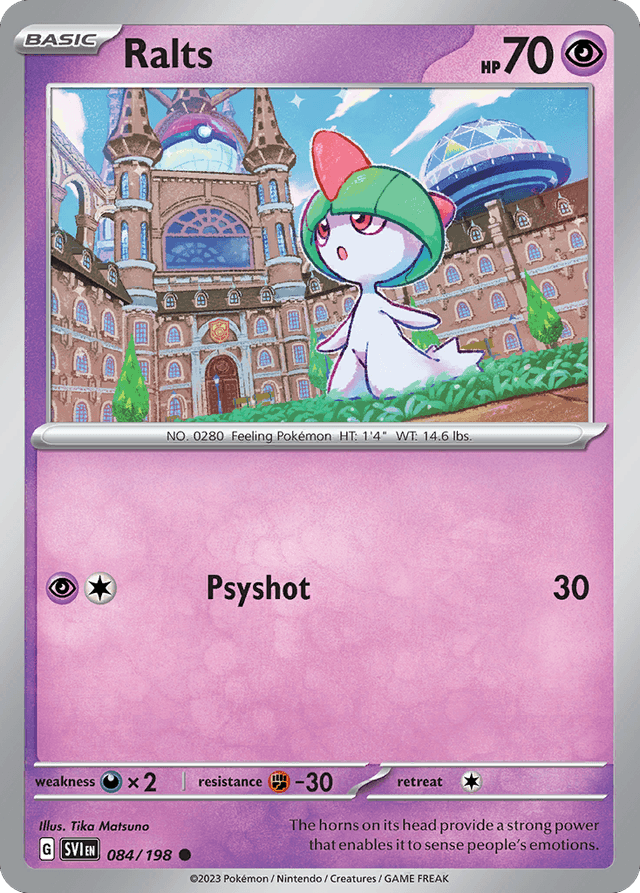 Carta Ralts 84/198 do set Scarlet & Violet — Pokémon TCG | Bynx