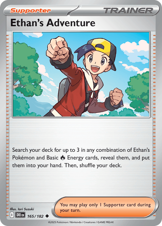 Carta Ethan's Adventure 165/182 do set Destined Rivals — Pokémon TCG | Bynx