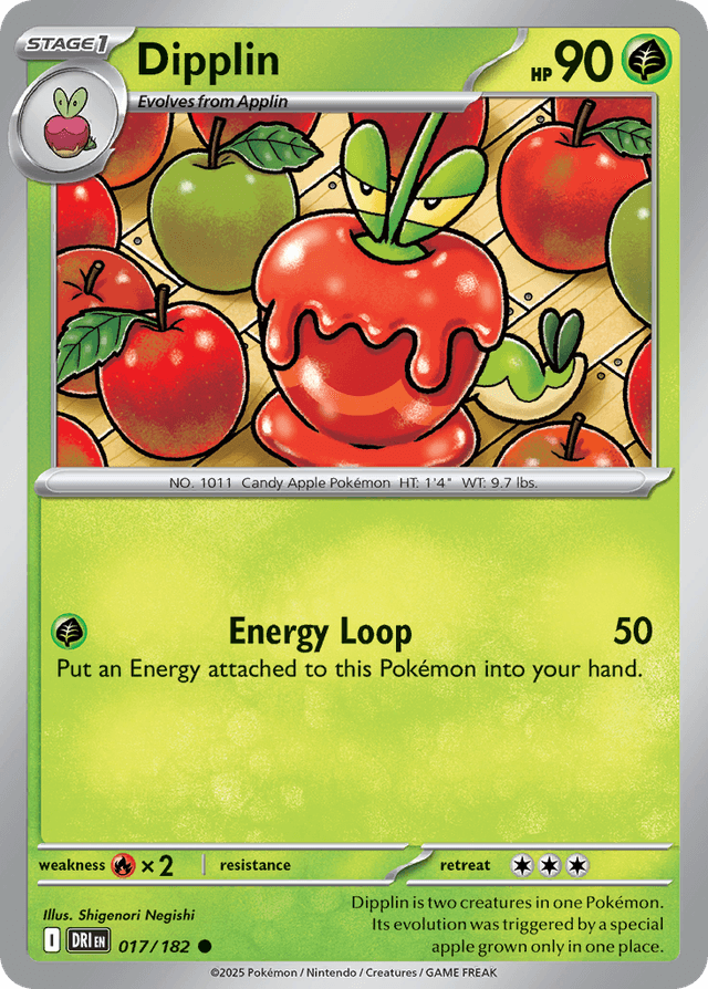 Carta Dipplin 17/182 do set Destined Rivals — Pokémon TCG | Bynx