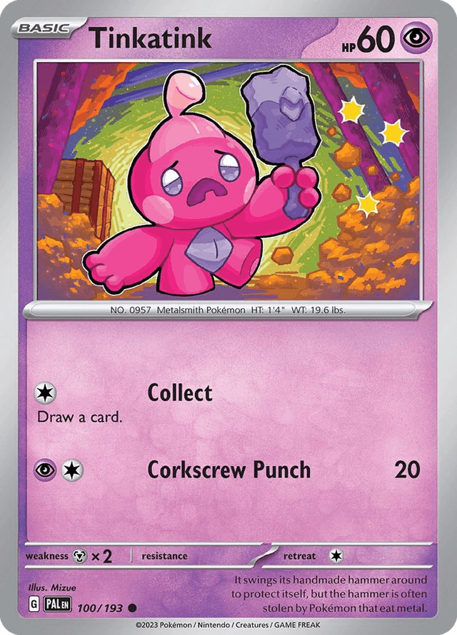 Carta Tinkatink 100/193 do set Paldea Evolved — Pokémon TCG | Bynx