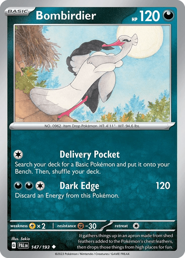 Carta Bombirdier 147/193 do set Paldea Evolved — Pokémon TCG | Bynx
