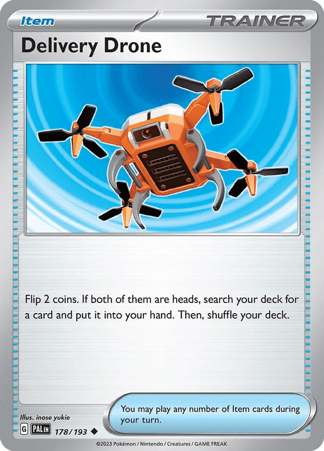 Carta Delivery Drone 178/193 do set Paldea Evolved — Pokémon TCG | Bynx