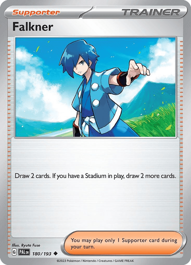 Carta Falkner 180/193 do set Paldea Evolved — Pokémon TCG | Bynx