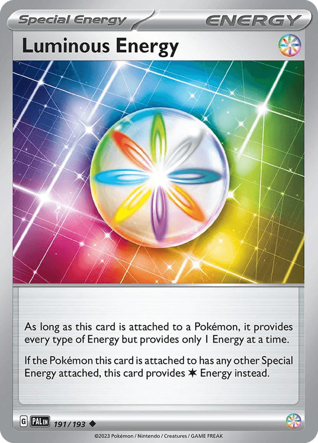 Carta Luminous Energy 191/193 do set Paldea Evolved — Pokémon TCG | Bynx