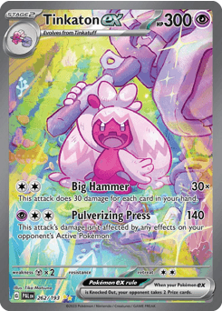Tinkaton ex 262 — Paldea Evolved