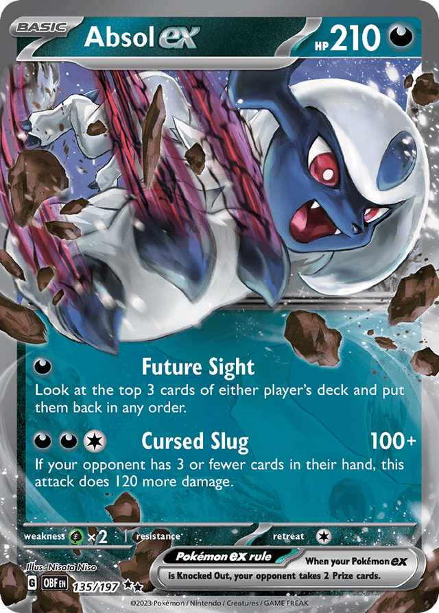 Carta Absol ex 135/197 do set Obsidian Flames — Pokémon TCG | Bynx