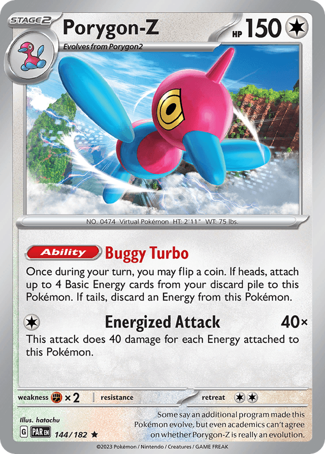 Carta Porygon-Z 144/182 do set Paradox Rift — Pokémon TCG | Bynx