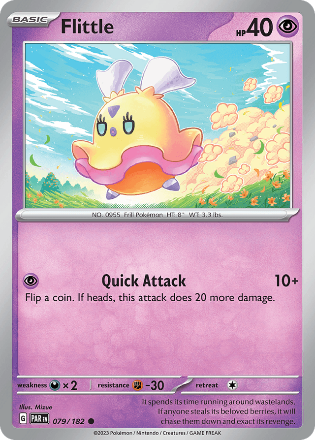 Carta Flittle 79/182 do set Paradox Rift — Pokémon TCG | Bynx