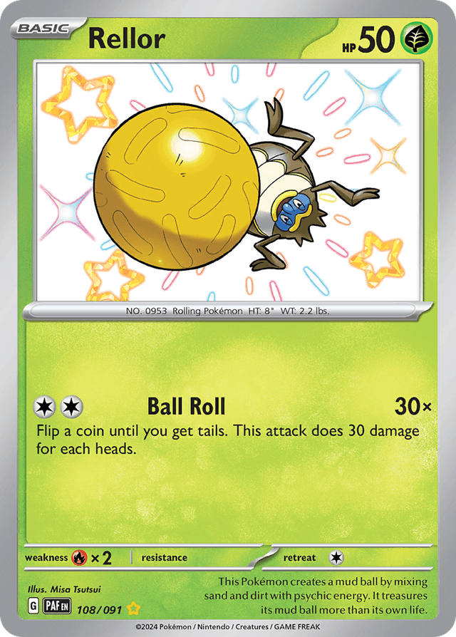 Carta Rellor 108/91 do set Paldean Fates — Pokémon TCG | Bynx