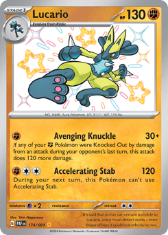 Lucario 174 — Paldean Fates