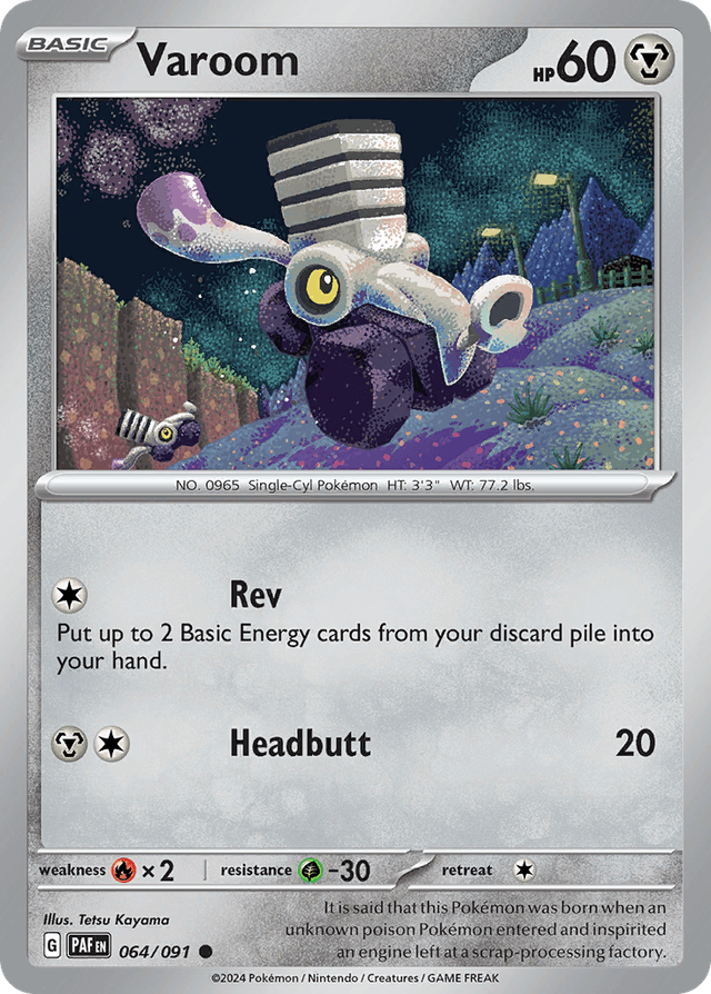 Carta Varoom 64/91 do set Paldean Fates — Pokémon TCG | Bynx