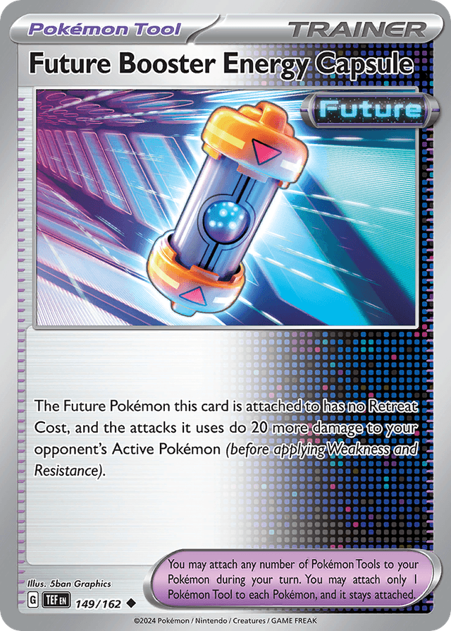 Carta Future Booster Energy Capsule 149/162 do set Temporal Forces — Pokémon TCG | Bynx