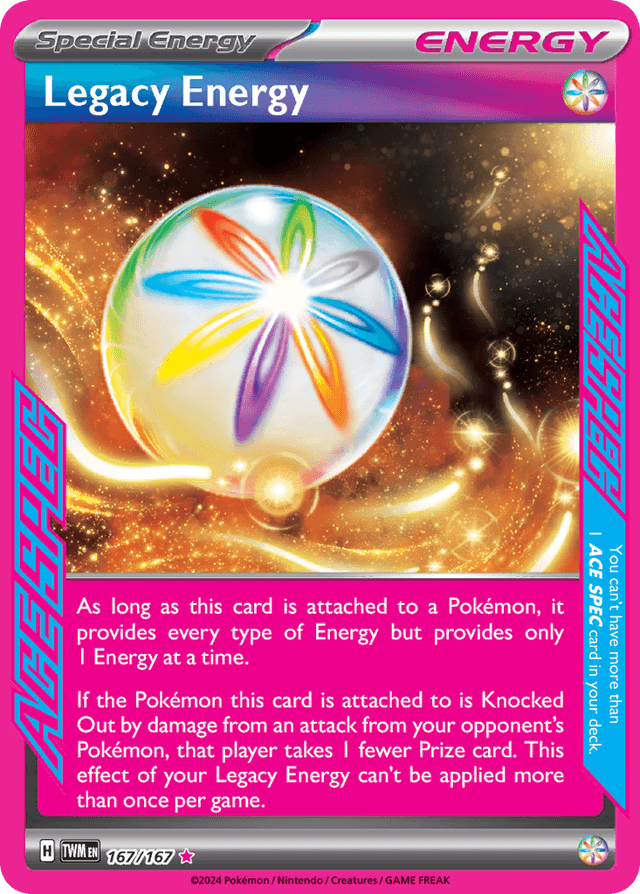 Carta Legacy Energy 167/167 do set Twilight Masquerade — Pokémon TCG | Bynx
