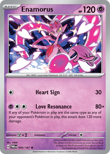 Carta Enamorus 93/167 do set Twilight Masquerade — Pokémon TCG | Bynx