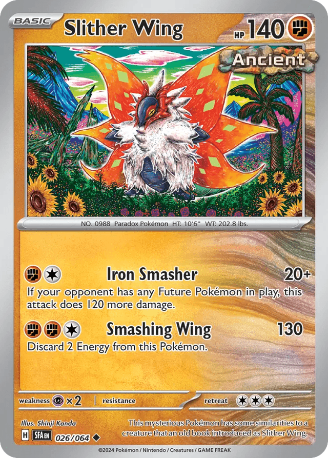 Carta Slither Wing 26/64 do set Shrouded Fable — Pokémon TCG | Bynx
