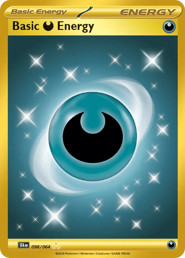 Carta Basic Darkness Energy 98/64 do set Shrouded Fable — Pokémon TCG | Bynx
