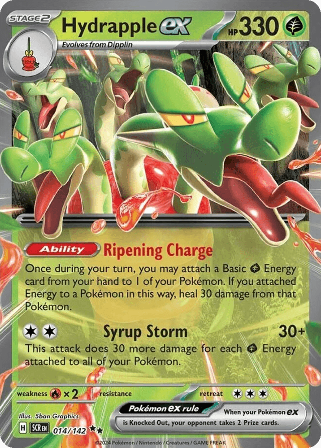 Carta Hydrapple ex 14/142 do set Stellar Crown — Pokémon TCG | Bynx