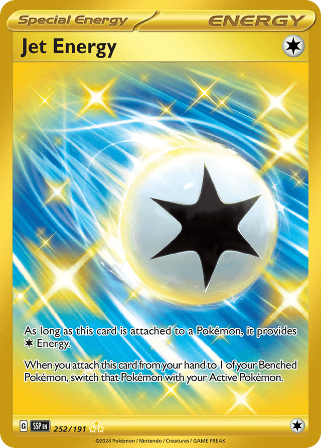 Carta Jet Energy 252/191 do set Surging Sparks — Pokémon TCG | Bynx